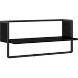  Polica na zidu Zidna montaža Crni hrast 65 x 25 x 30 cm | Eponuda.com