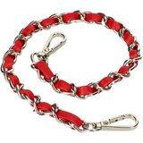AVIZAR Pletena srebrna verižica Phone Jewel 40 cm - rdeca, (20763563) Cene