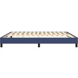  Za krevet s oprugama plavi 160x200 cm od tkanine | shoptok.hr