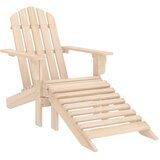  Vrtna stolica Adirondack s otomanom i stolićem od jelovine | shoptok.hr