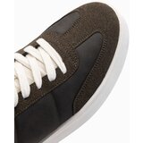 Ombre Old-school men's sneakers on thick sole - dark brown | Shoptok.si