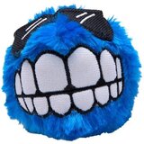 Rogz fluffy grinz lopta igračka za pse, plišana, s, 5.5cm, plava Cene