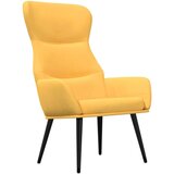  Stol za sproščanje s stolčkom gorčično rumeno blago, (20957995) | Shoptok.si