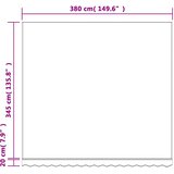  Zamjenska tkanina za tendu crveno-bijela prugasta 4 x 3,5 m | shoptok.hr