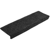  Prostirke za stepenice samoljepljive 20 kom 65x21x4 cm tamnosive pravokutne rubove | shoptok.hr