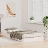  Krevetna konstrukcija Bijelo 80 x 220 cm Čvrsto borovo drvo | shoptok.hr