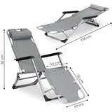 Modern Home ModernHome ZRL010F vrtna ležaljka siva | shoptok.hr