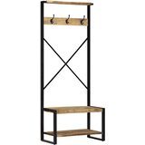 Stalak za odjeću 80x40x190 cm Puno grubo drvo Mango | shoptok.hr