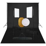  Foto studijski komplet s softboxi, ozadjem in odbojnikom | Shoptok.si
