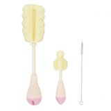  Set četki za čišćenje flašica i cucli 3 dela Pink KKB40044 | Eponuda.com