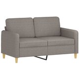  2-dijelni set sofa s jastucima smeđesivi od tkanine | shoptok.hr
