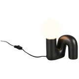 REALITY Črna keramična namizna svetilka (višina 21,5 cm) Quinn – | Shoptok.si