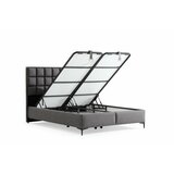 Hanah home krevet abella 100 x 200 grey Cene