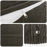  Presvlaka za jastuk 2 pcs HEERLEN Antracit &amp;Oslash; 30 cm Kord Slike