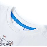  Dječja majica prljavo bijela boja 128 | shoptok.hr
