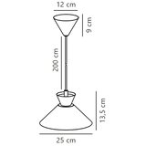 Nordlux Viseća lampa na sajli DIAL 1xE27/40W/230V siva | Eponuda.com