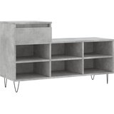  za cipele boja betona 102x36x60 cm konstruirano drvo | shoptok.hr