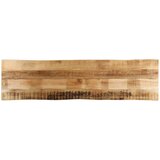 Stolna ploča sa živi rub 160x40x3,8 cm masivno grubo drvo manga | shoptok.hr