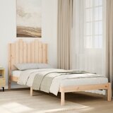 vidaXL Daljši posteljni okvir brez vzmetnice 100x210 cm trden les Cene