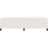  Krevetna konstrukcija s madracem Krema 90 x 190 cm tkanina | shoptok.hr
