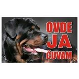 Happy Dog tabla Čuvaj se psa - Rotvajler 20x12.5cm Cene