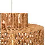  MAXLIGHT P0587 - Visilica na sajli RAFFLE 1xE27/15W/230V Ø 40 cm braon | Eponuda.com