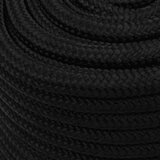 vidaXL Delovna vrv črna 16 mm 25 m poliester | Shoptok.si
