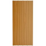 Krovni panel 12 pcs Prirodna 100 x 45 cm Pocinčani čelik - Svijetlo drvo 100 x 45 cm 12 | shoptok.hr