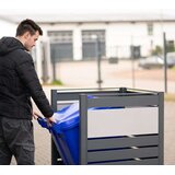 WESTMANN spremište za kantu za smeće Planum | 1 x 240L | Antracit | 90x90x120 cm - BRANDED IN GERMANY | shoptok.hr