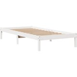  Okvir kreveta bez madraca bijeli 75 x 190 cm masivna borovina | shoptok.hr