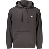 Tommy Hilfiger muška hoodie dukserica s aplikacijom loga crna u