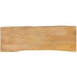 vidaXL Mizna plošča 120x40x3,8 cm naraven rob trden mangov les | Shoptok.si