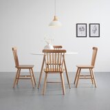 Bessagi Home Jedilna Miza John, Bela, Ø 110 Cm | Shoptok.si