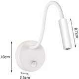  Brilagi - LED fleksibilna zidna lampa MAYA LED/3W/230V 4000K bela | Eponuda.com
