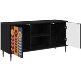 ormar ESSEN 102 x 33 x 51 cm Crni hrast Konstruirano drvo | shoptok.hr