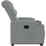  Naslonjač na podizanje od tkanine svjetlosivi | shoptok.hr