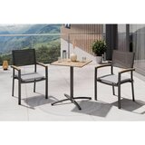 Ambia Garden MIZA ZA BALKON les, kovina antracit, barve akacije | Shoptok.si