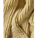 Kave Home Rumena/bež bombažna pletena odeja 100x170 cm Lideba – | Shoptok.si