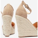 Resti Brown women's Meylasi platform sandals | shoptok.hr