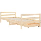  Okvir za dječji krevet s ladicama 90x200 cm od masivne borovine | Eponuda.ba