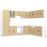 vidaXL 14-dijelni set kuhinjskih ormarića Porto konstruiranog drva | shoptok.hr