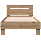  Krevetna konstrukcija Umjetnički hrast 193 x 95 x 88 cm | shoptok.hr