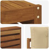  Set vanjskih sofa 5 kom. Prirodna i bež | shoptok.hr