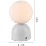 SCHÖNER WOHNEN 19218-16 - LED prigušiva stona lampa RUDI LED/1,2W/5V bela | Eponuda.com