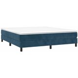  Okvir za krevet s oprugom tamnoplavi 160x200 cm baršunasti | shoptok.hr
