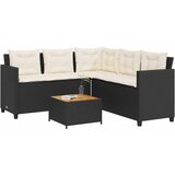  Vrtna sofa L-oblika sa stolom i jastucima od poliratana | shoptok.hr