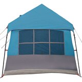  Obiteljski šator s krovom Plava i siva 622 x 295 x 238 cm | shoptok.hr