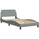  Krevet s madracem Dover svjetlosivi 100x200 cm od tkanine | shoptok.hr