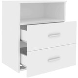 vidaXL Nočna omarica bela 50x32x60 cm | Shoptok.si
