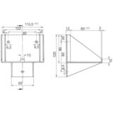 Ceag Notlichtsysteme Ceag sistemi zasilne razsvetljave Stenski nosilec za W276.3/4 11145000492, (20858550) Cene